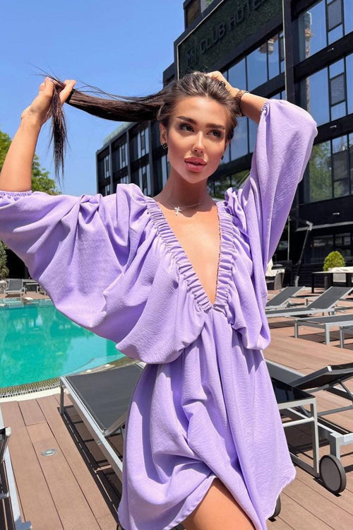 Feeling So Sweet V-neck Mini Dress