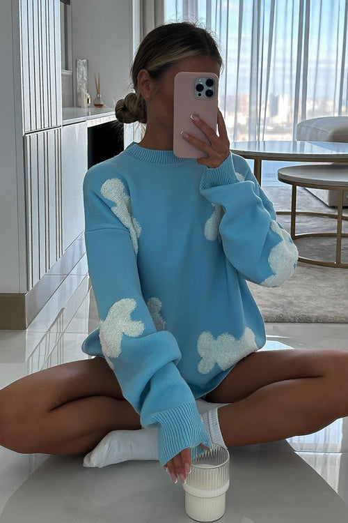 Warmly Adorable Oversized Knit Top