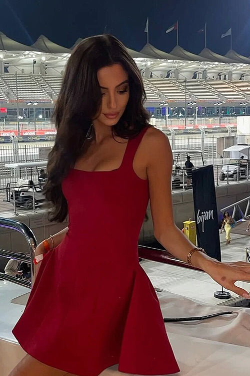 Romance You Flare Mini Dress
