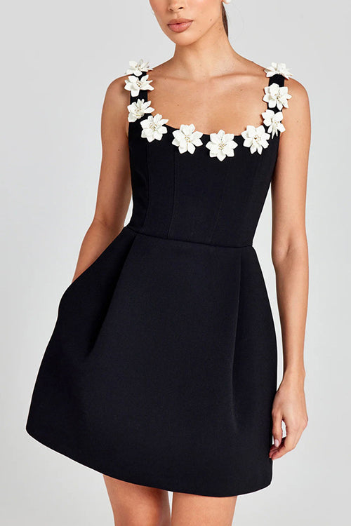 Forever Your Girl Flower Sleeveless Mini Dress