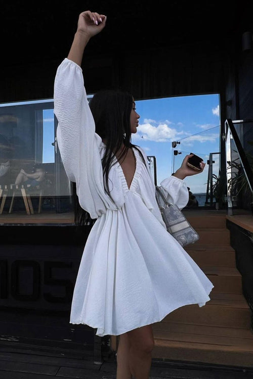 Feeling So Sweet V-neck Mini Dress