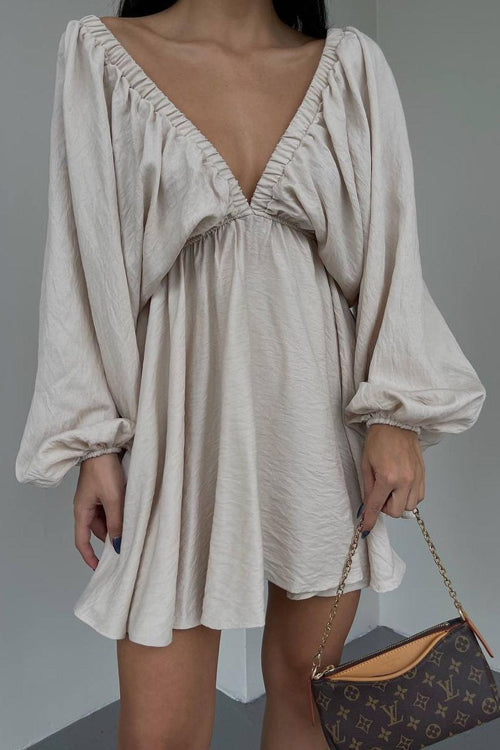 Feeling So Sweet V-neck Mini Dress