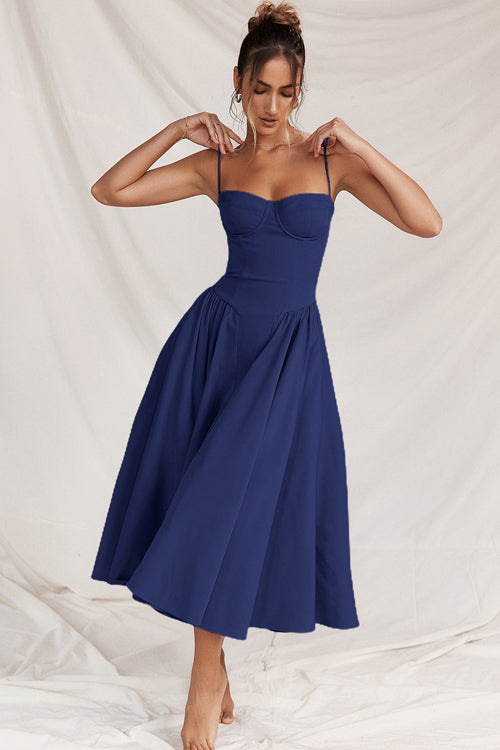Longing For Love Bustier Midi Dress