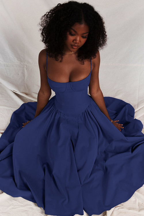 Longing For Love Bustier Midi Dress