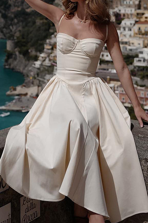 Distinctive Charm Sleeveless Midi Dress