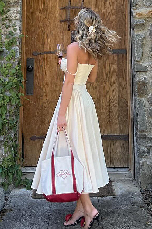 Distinctive Charm Sleeveless Midi Dress