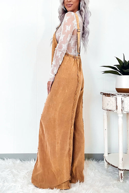 Fresh Perfection Light Wash Denim Jumpsuit