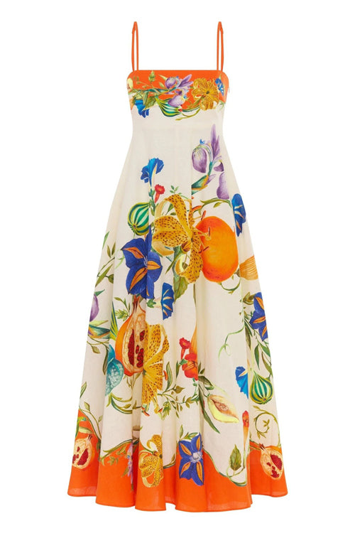Share Your Happiness Print Maxi Dress