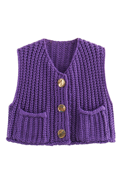 Days Of Styles Knit Pocket Tank Top