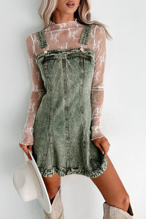 On this Sweet Day Light Wash Denim Mini Dress