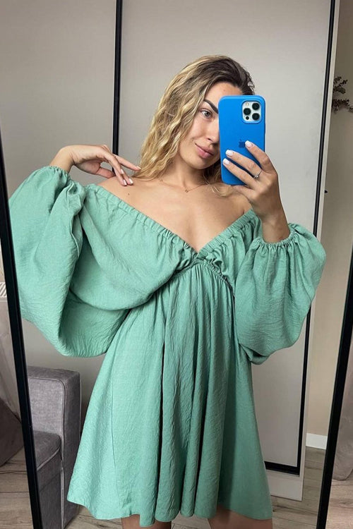 Feeling So Sweet V-neck Mini Dress