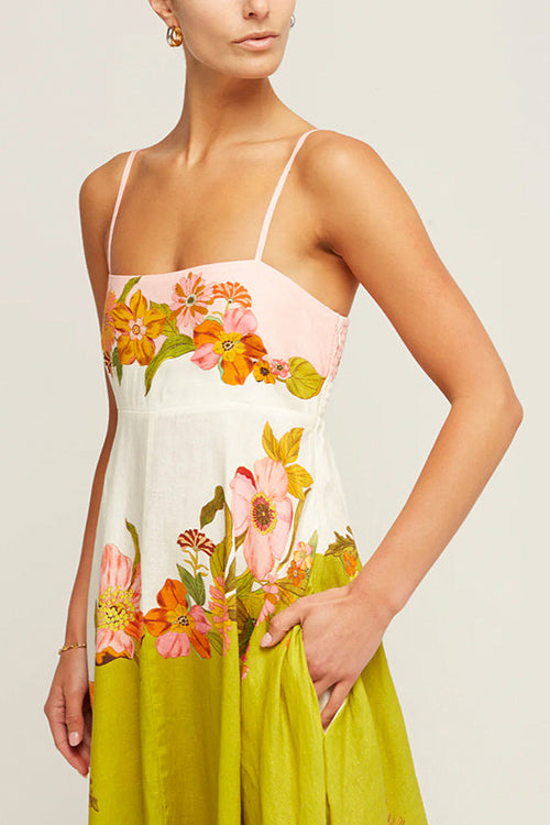 Share Your Happiness Print Maxi Dress