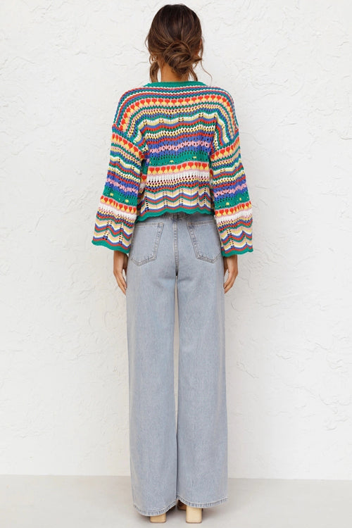 Let's Get Away Knit Sweater