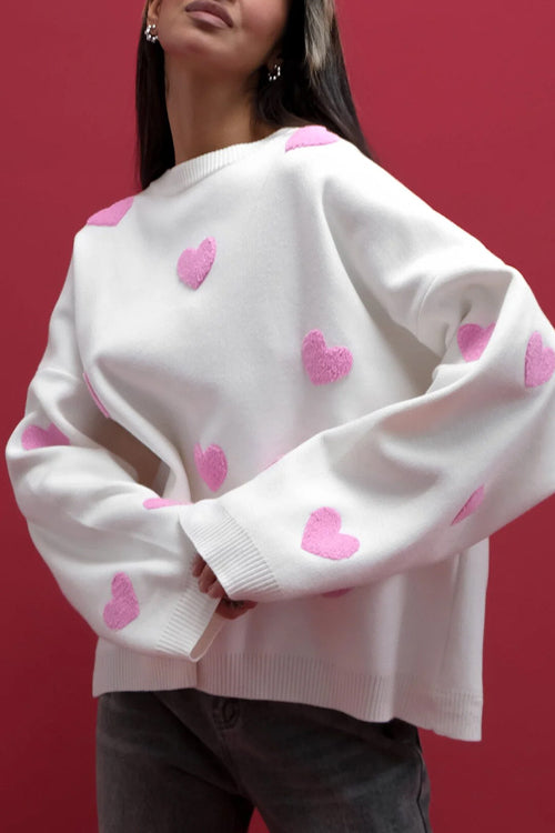 Warmly Adorable Oversized Knit Top