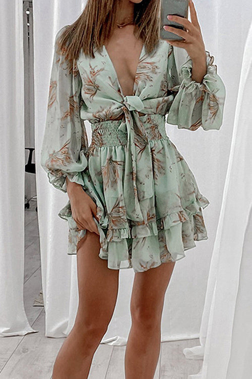 Keeper Of My Heart Printed Mini Dress