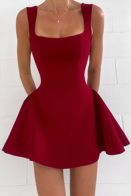 Romance You Flare Mini Dress
