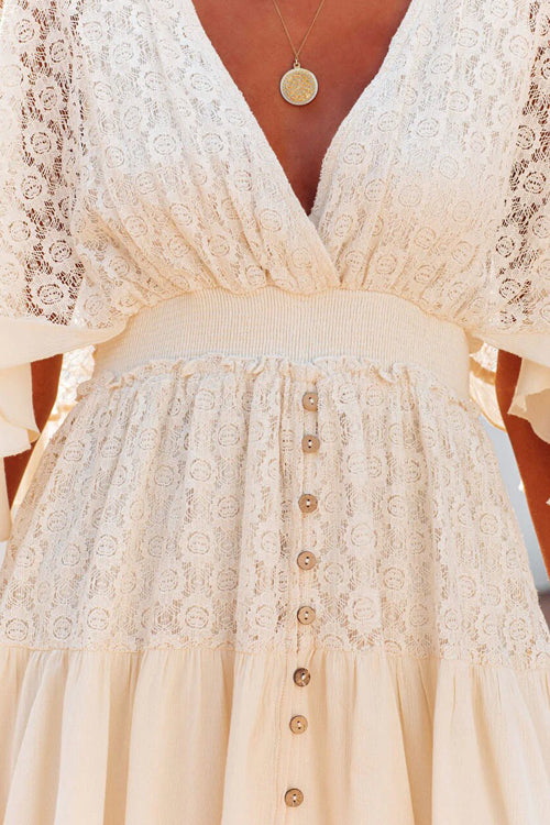 Impressive Lace Mini Dress