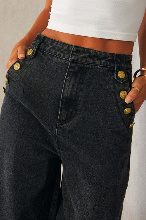 Carefree Style Denim Vest Set