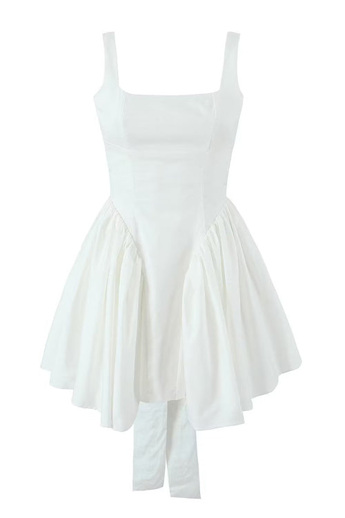 Summer Break Days Tie-Back Mini Dress