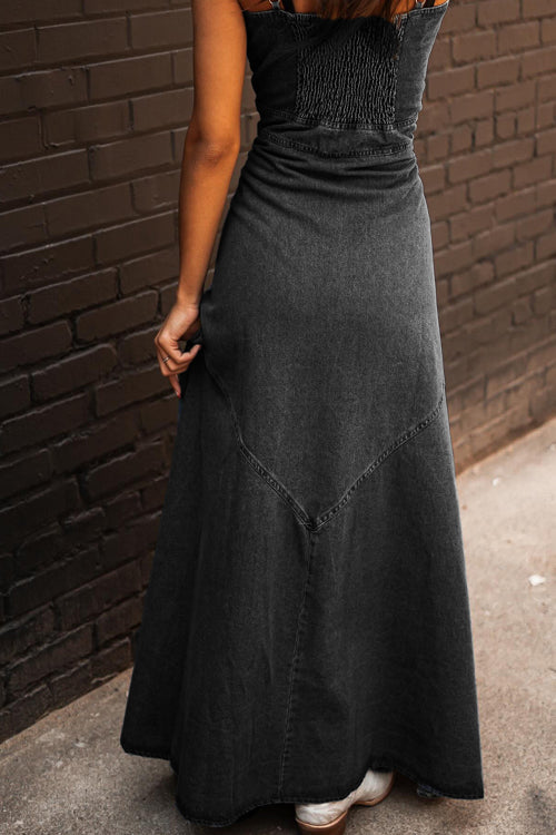 Gorgeous Composure Denim Maxi Dress
