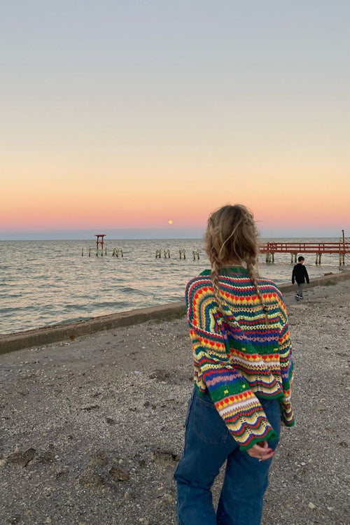 Let's Get Away Knit Sweater