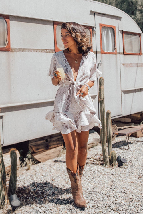 Melora Print Mini Dress