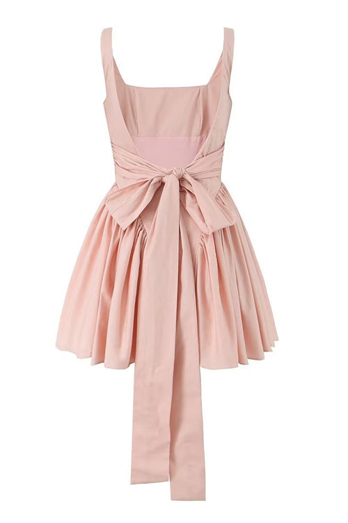 Summer Break Days Tie-Back Mini Dress