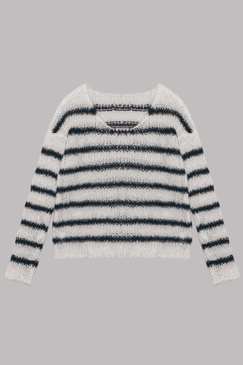 Comfy Intentions Stripes Knit Sweater