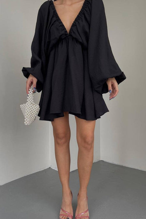Feeling So Sweet V-neck Mini Dress