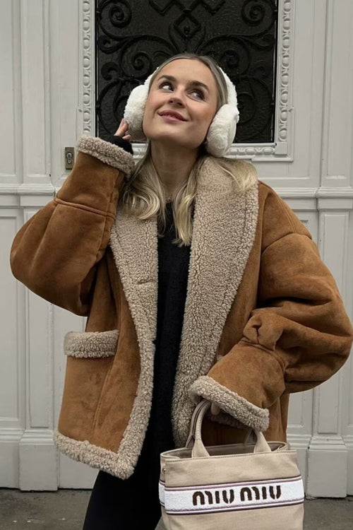 Coziest Forecast Vegan Leather Jacket