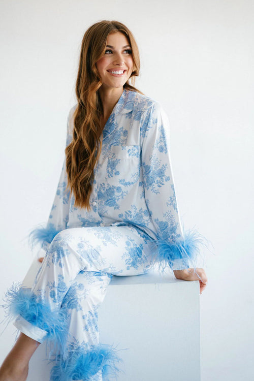 Sweet Dreams Feather Pajama Set