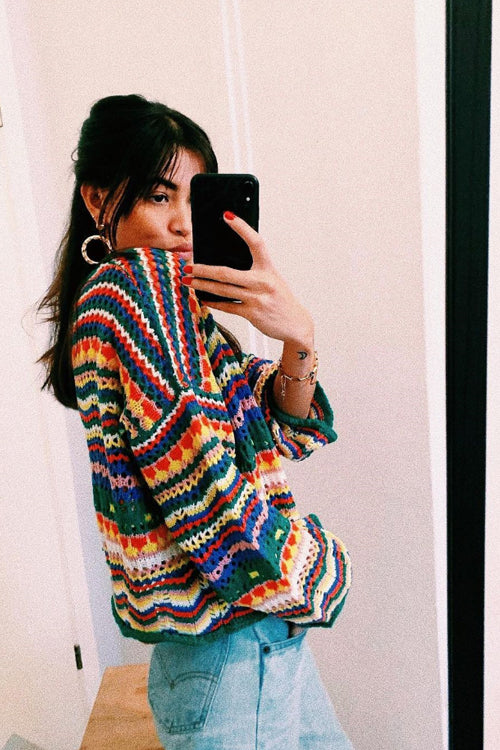 Let's Get Away Knit Sweater