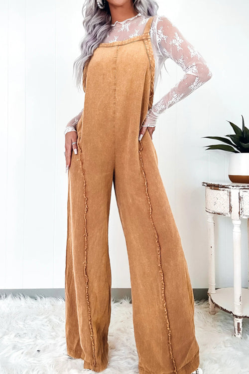 Fresh Perfection Light Wash Denim Jumpsuit