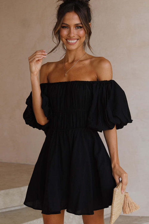 Stunning Inspiration Flare Mini Dress