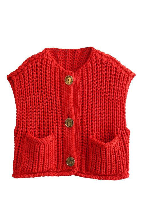 Days Of Styles Knit Pocket Tank Top