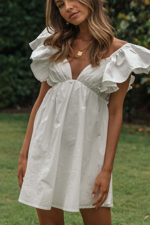 Send You Love White Mini Dress