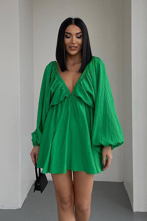 Feeling So Sweet V-neck Mini Dress