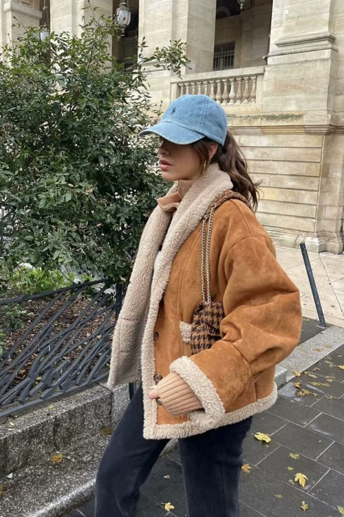 Coziest Forecast Vegan Leather Jacket