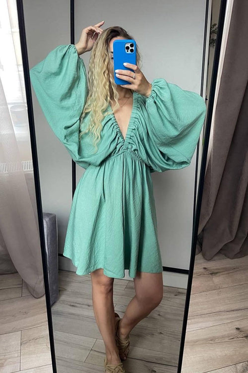 Feeling So Sweet V-neck Mini Dress