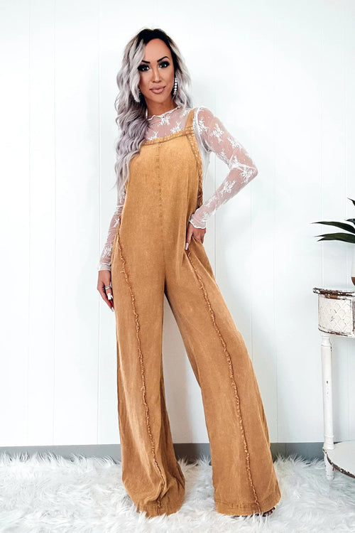 Fresh Perfection Light Wash Denim Jumpsuit