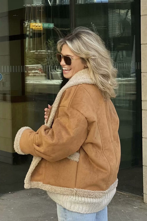 Coziest Forecast Vegan Leather Jacket