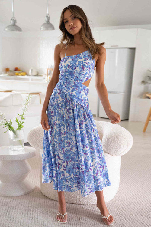 Beauty And Brains Print Midi Dress