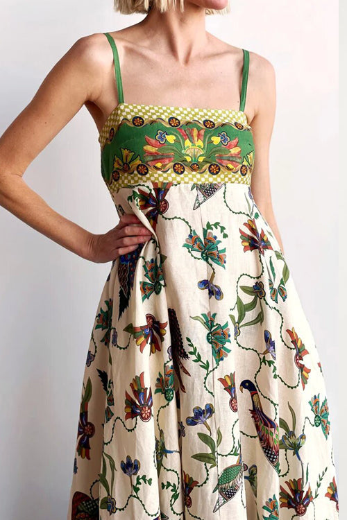 Share Your Happiness Print Maxi Dress