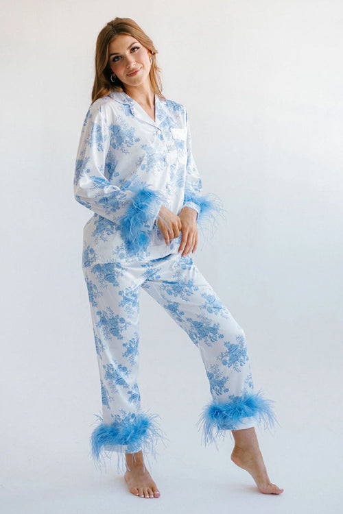 Sweet Dreams Feather Pajama Set