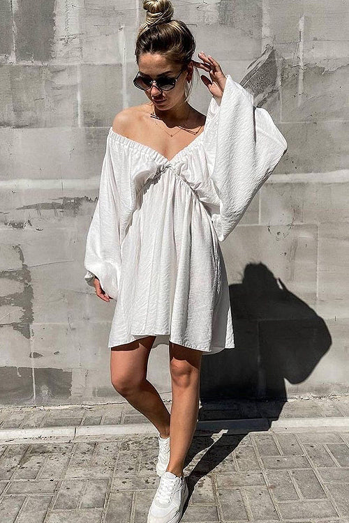 Feeling So Sweet V-neck Mini Dress