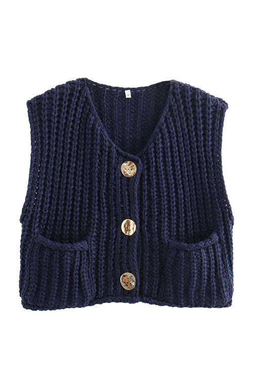 Days Of Styles Knit Pocket Tank Top
