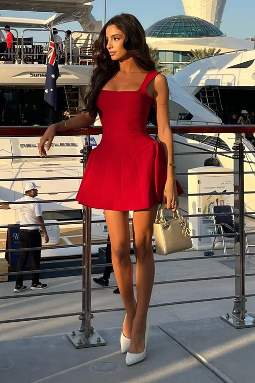 Romance You Flare Mini Dress