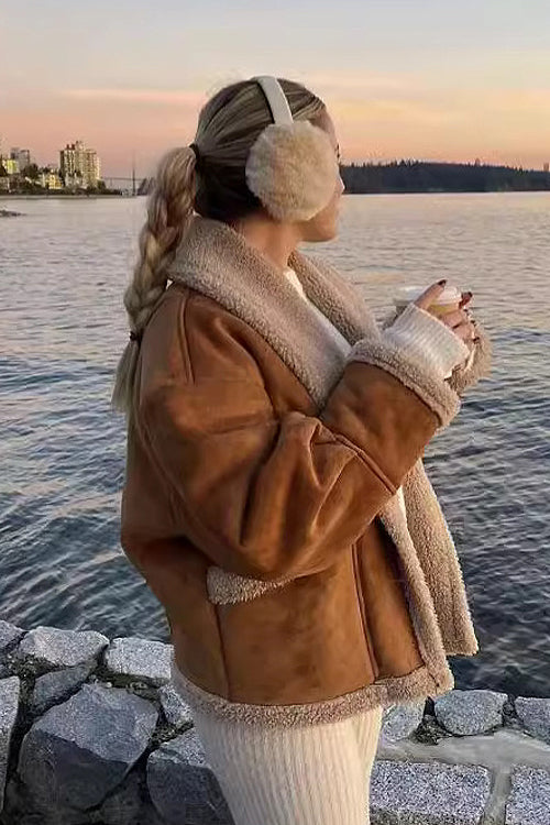 Coziest Forecast Vegan Leather Jacket