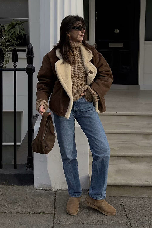 Take the Chill Off Leather Jacket