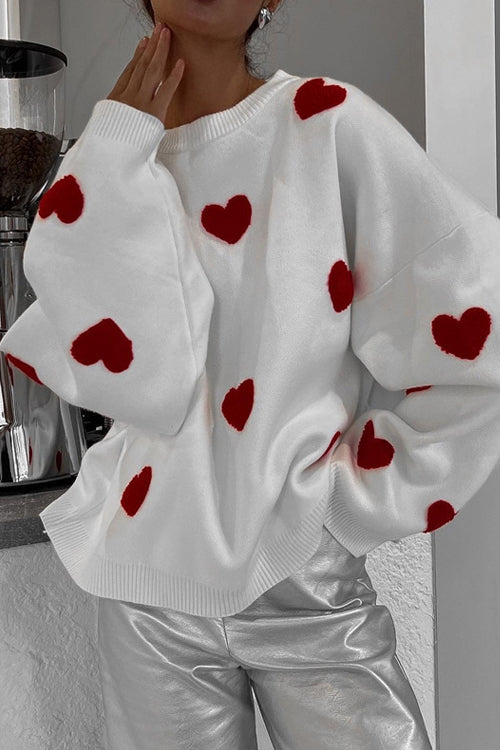 Warmly Adorable Oversized Knit Top